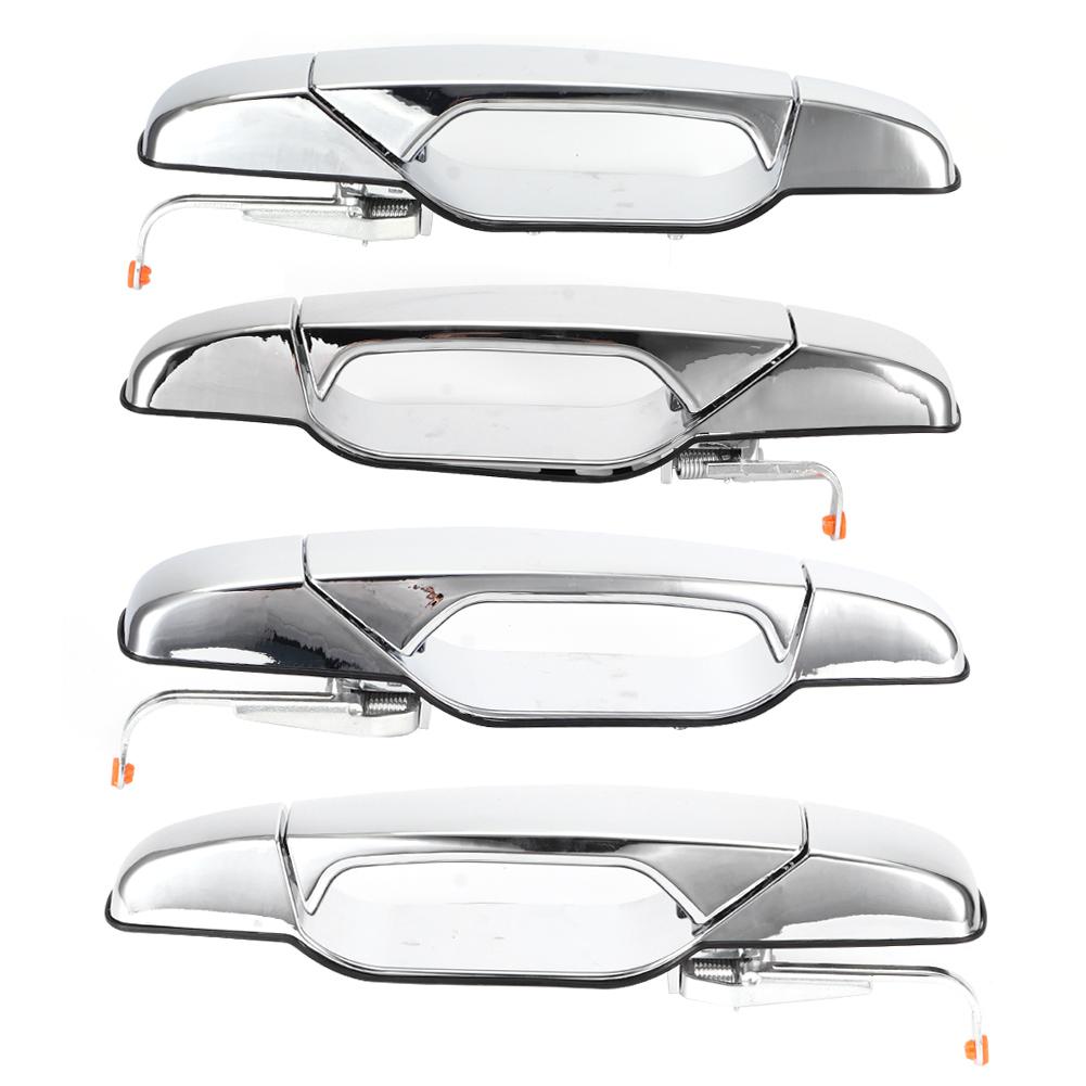 

4 шт. Хромированные наружные дверные ручки 22738721 22738722 22738725 Подходят для CHEVROLET SILVERADO
