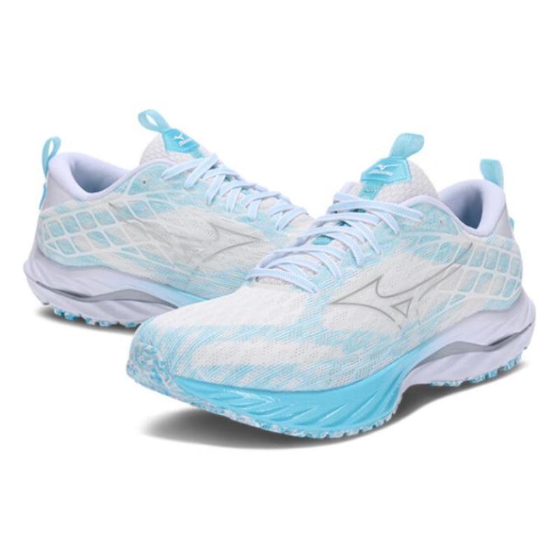 Mizuno Scarpe da ginnastica Wave Inspire 20 Sp 'White Silver Blue Glow' J1GC246102