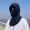 Full Face Mask Cover Sunhat Long Neck Wrap Cover Fishing Hat Neck Gaiters Scarfs Protect Neck Hiking Hat  for Women Men