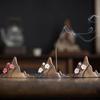 Ceramic Plum Blossom Pen Rest Home Desktop Joss-stick Base Incense Ceremony Ornaments Zen Tea Ceremony Accessories Tea Pets