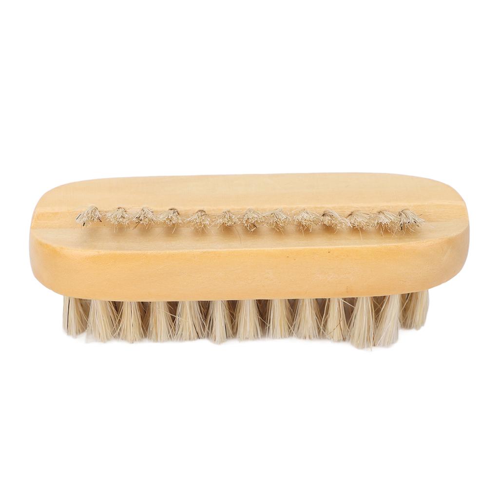 Nail Brush Multifunctional Wooden Double Sided Nail Cleaning Brush for Men Women