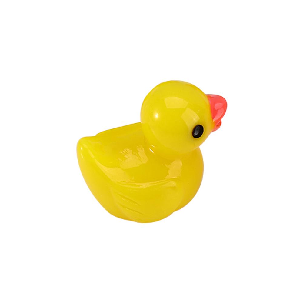 Home Garden Animals Crafts Fairy Resin Yellow Ducklings Figurine Miniature Ornaments
