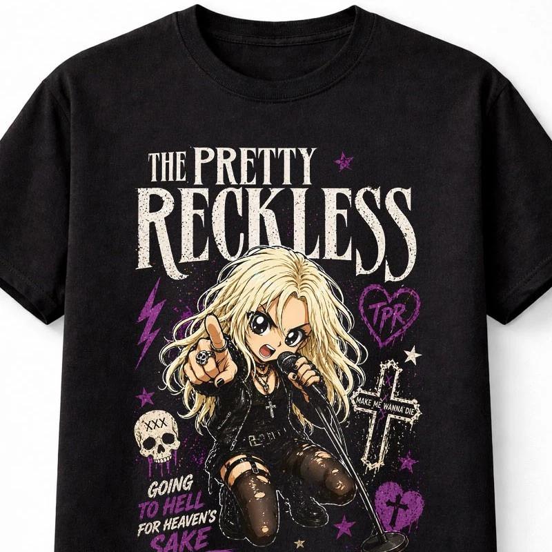 The Pretty Reckless Taylor Momsen Rock Band Graphic Music Unisex TShirt S