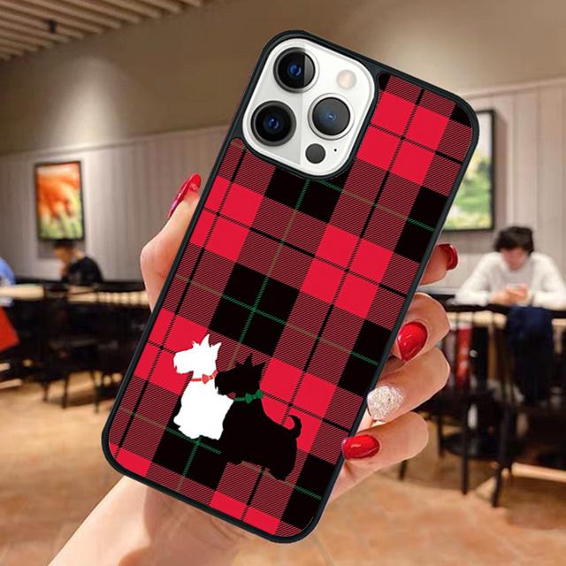 Clan Stewart Dress Tartan Plaid Pattern Phone Case For iPhone 17 Air 13 12 14 15 16 For Apple Pro Max Plus
