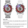 Herren Mechanische Uhr Automatisch Glücksspiel Drehende Scheibe Zifferblatt Armbanduhr Wasserdicht Leuchtende Uhr