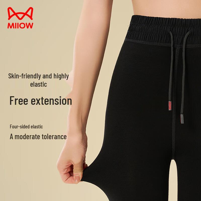 Mao Ren Women's Warm Drawstring Stirrup Leggings