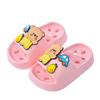 Kids Summer Bathroom Slippers Non Slip Quick Dry Hollow Out Indoor Home Bath Sandals For Boys Girls Toddler