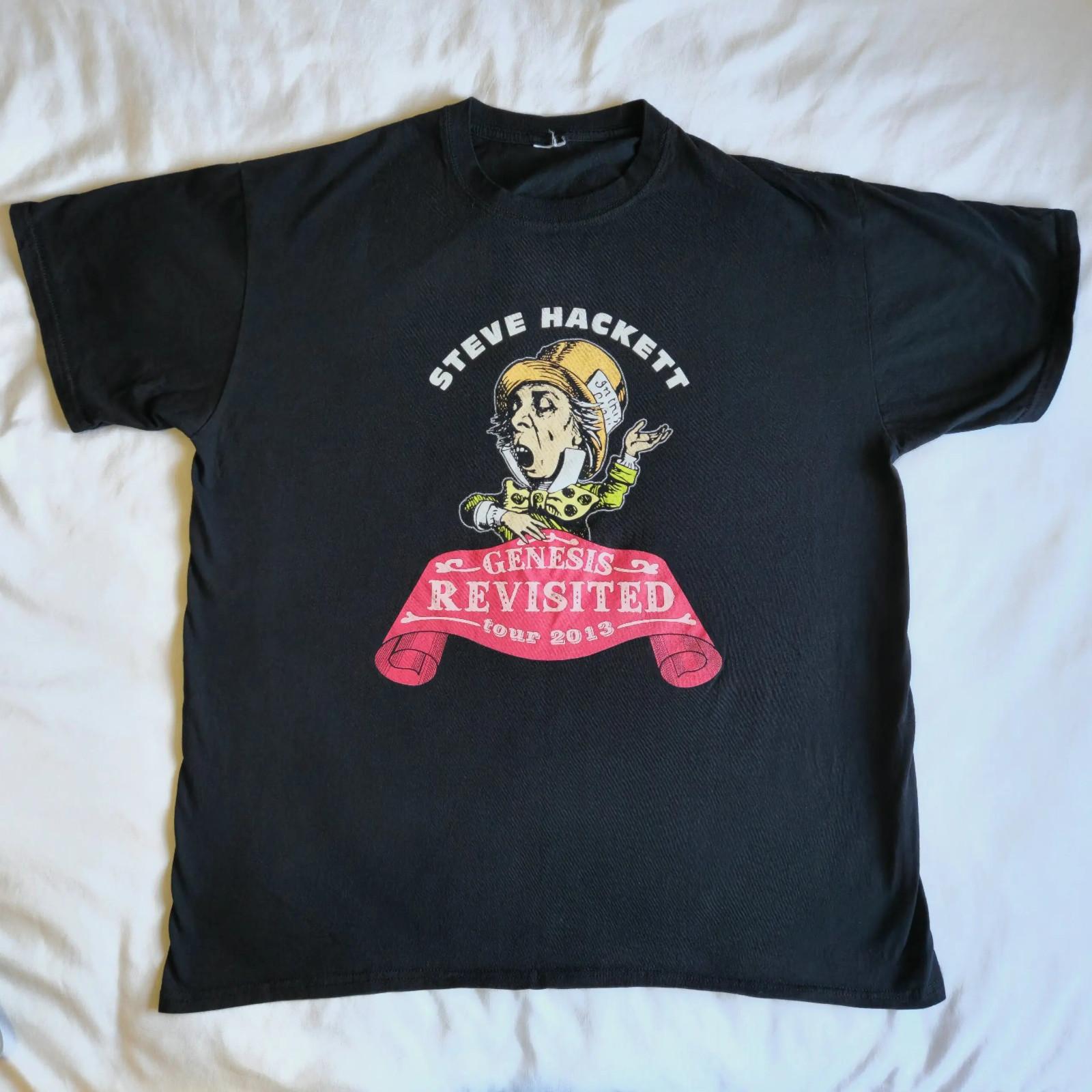 Rare Steve Hackett Cotton Black Shirt Unisex All Size LO698 S