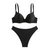 Bikini Swimsuit Women Push Up Swimwear Solid Bikinis Set Sexy Thong Bathing Suit For Female Summer Backless Beach Wear