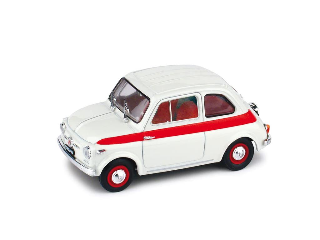 Blum Scale 1957 Fiat Nuova 500 Sport Tetto Metallico Metallico Scale Model 1/43 (Grey)