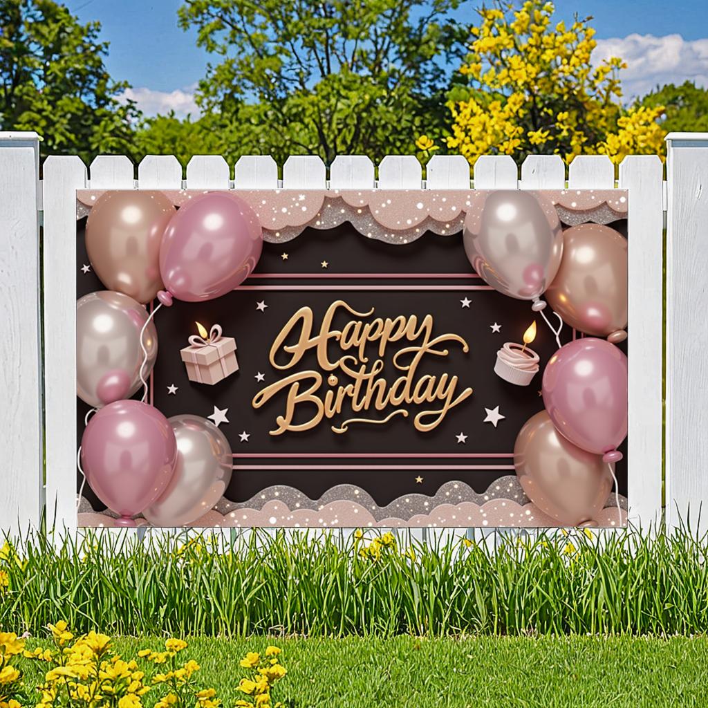 Colorful Event Banner Decorative Banner Party Decoration for Gift for Her Birthday Party Indoor Decoration