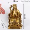 1pc Metal Portrait Ornaments Living Room Wealth Ornament Feng Shui Accessories Home Decoration Chinese Desktop Decorations