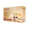 Lotus Herbals Radiant Gold Cellular Glow Kit Facial 5 em 1 | Com Folhas de Ouro 24K | Para Pele com Brilho Dourado Natural | Para Mulheres e Homens | Todos os Tipos de Pele