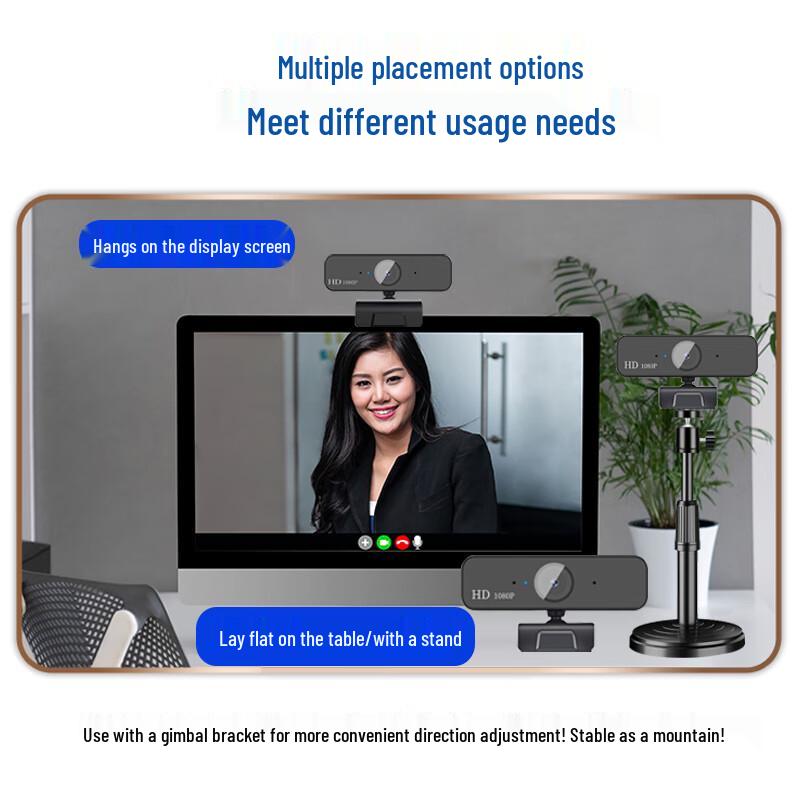 2K HD Webcam with Autofocus