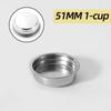 51Mm Coffee Filtration Basket Spare Stainless Steel For Delonghi Bottomless Portafilter Espresso Good Accessories Barista Tool