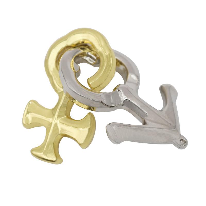 Love Lock Puzzle 3D Metal Teste de QI Jogo Mental Brinquedos Quebra-cabeças Adultos Crianças Fidget Para Ansiedade E Estresse Brinquedos E Hobbies