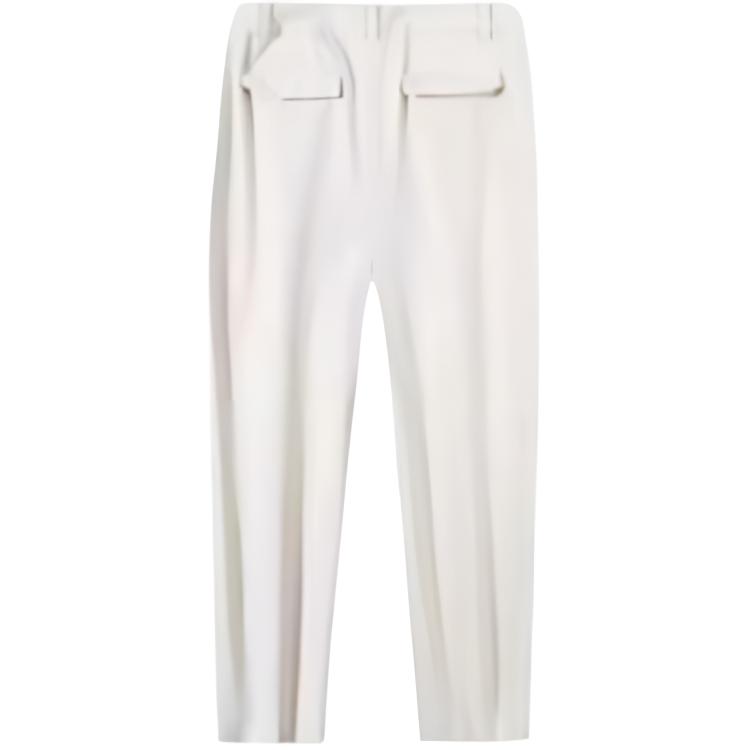 Anta Champion All-Weather Series Comfortable Casual Simple Fleece Sports Long Pants Women bottoms Fish-Belly-White 162510507-1