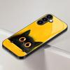 Cute cat tempered glass phone case suitable for Samsung Galaxy S26 S25 S24 S23 S22 S20 FE/Ultra/Plus anti fall back cover