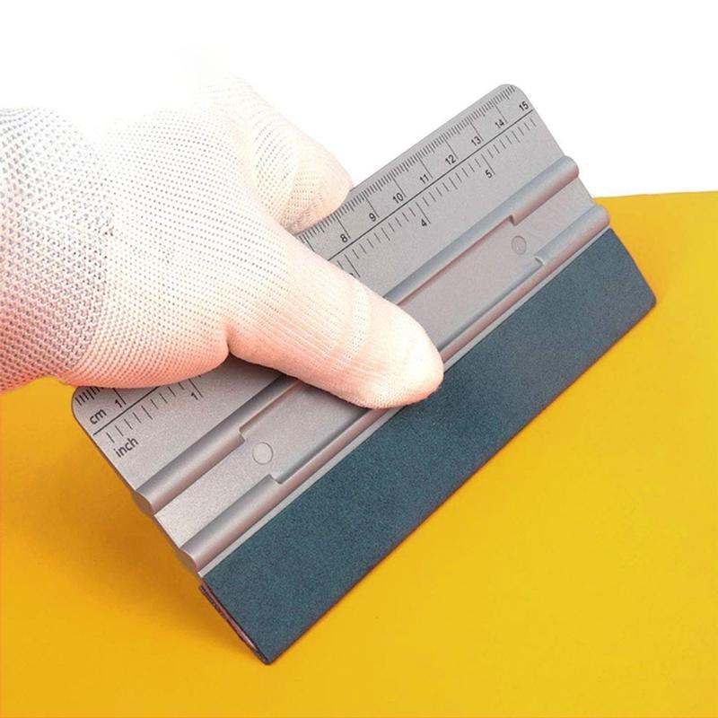 Efficient Felt Squeegee with Scale Car Vinyls Install Squeegee Multiple Excellent for Car Wrap & Window Film Installation