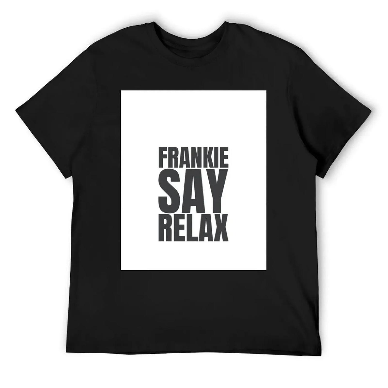 Frankie Say Relax - 80_s T-Shirt vintage t shirts kawaii clothes hippie clothes mens plain t shirts S