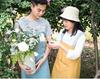 JIAHU Apron for Men and Women, Neck-Hanging, Cafe-Style, Simple, Stylish, Cute, Nordic Design, Covers the Bottom, with Pocket, Unisex (Green)
