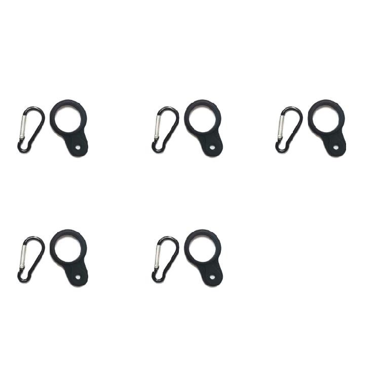 5lots Nonslip Bottles Carabiners Outdoor Sports Cup Clip Sport Hydratation Clip for Active Lifestyle Gym