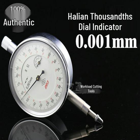 Harbin Precision Dial Indicator 0-1mm, Accuracy 0.001mm, 10x Compensation Guarantee for Imitations Harbin