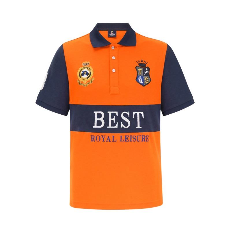 ZYLLO Men's Polo Shirt America New York Royal Leisure Sports Party Cotton Embroidered Luxury Contrast Color XS-7XL