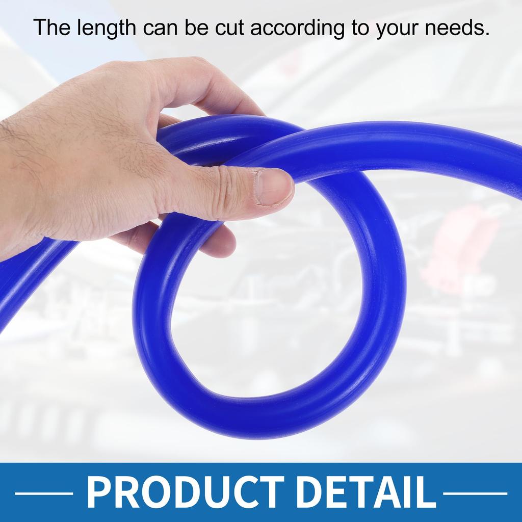 A ABSOPRO High Temperature Silicone Vacuum Tube Hose 3.3ft 5/8" 16mm Inner Diameter 3.5mm