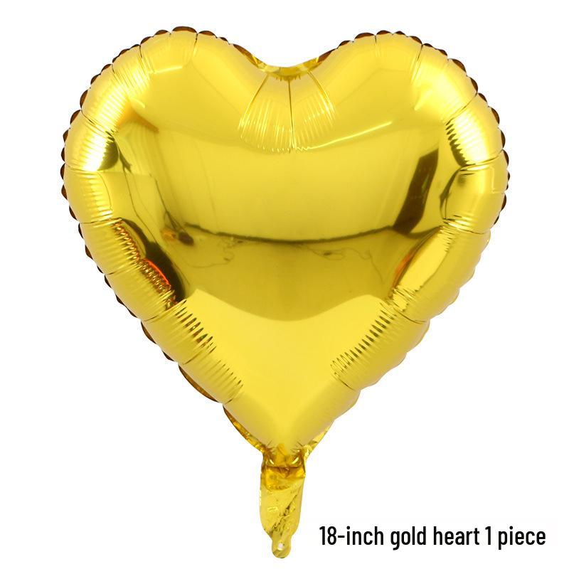 18-inch Hartvormige Aluminiumfolieballon voor Bruiloften en Valentijnsdagfeesten