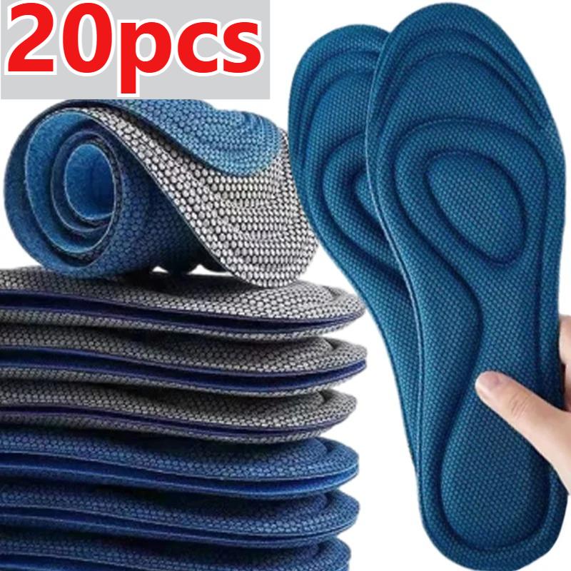 Fashion Shoes Cswo01 Men's Light 20Pcs Memory Foam Orthopedic Insoles Shoes Wo Nano Antibacterial Deodorization Insole Sweat Absorption Running Cushion Cm