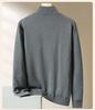 2025 Men's Autumn/Winter Plus Size Light Luxury Warm Down Knit Cardigan Sweater.