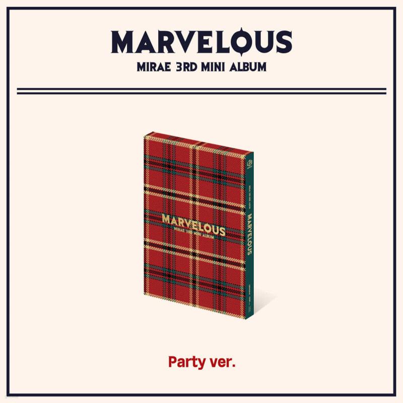 

MIRAE - 3rd Mini Album: Marvelous [1 out of 3 random]