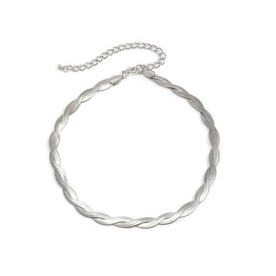 Hadí řetízek Náhrdelník Stylový Krásný Plochý Měděný Náhrdelník na Klíční kost Kovový Choker Náhrdelník pro