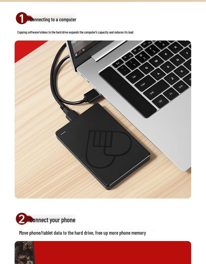 High-Capacity 1TB USB SSD for Mobile, PC & PS5 Gaming