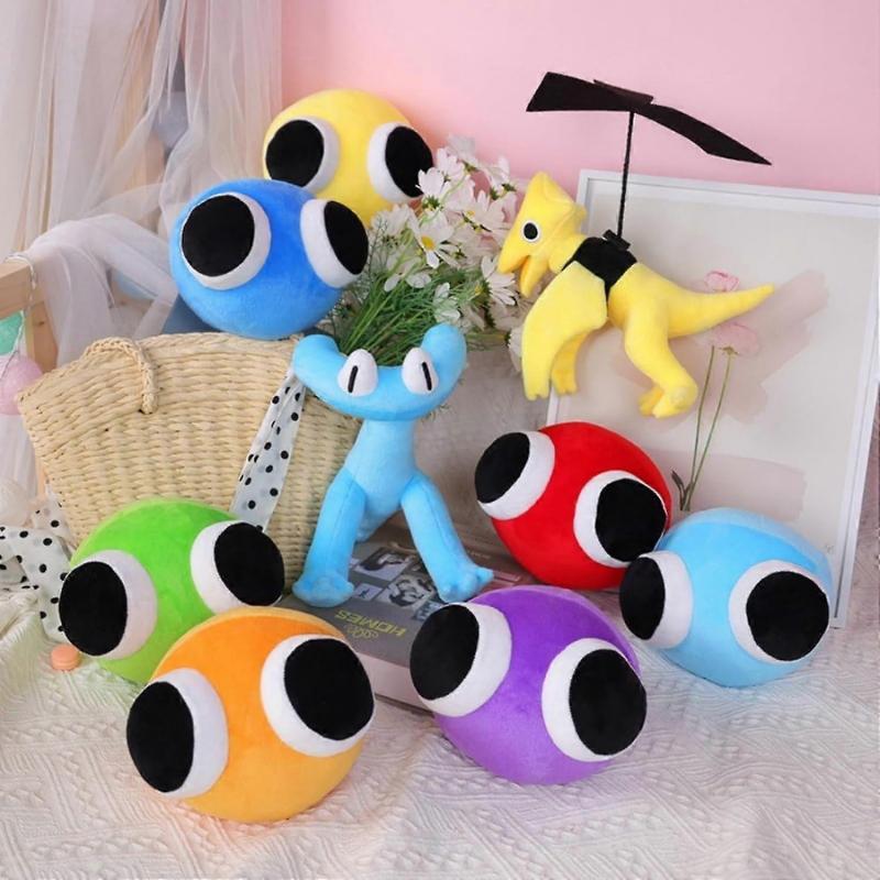 Teal Rainbow Friends Kapitel 2 Plyschleksak | 20 cm Rainbow Friends Kapitel 2 Plysch Gosedjur Plyschdocka Leksak