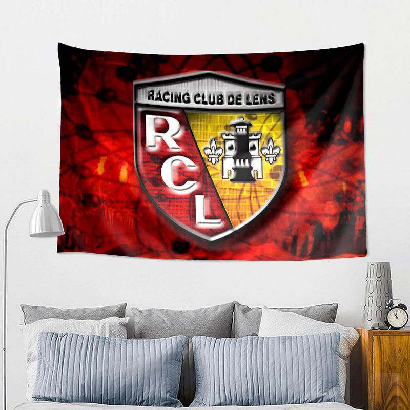 Racing Club Lens Crest Tapestry Playroom Tapestry, Accessories for Bedroom,Livingroom, dormitory Room Wall Decor Fan Birthday Gifts