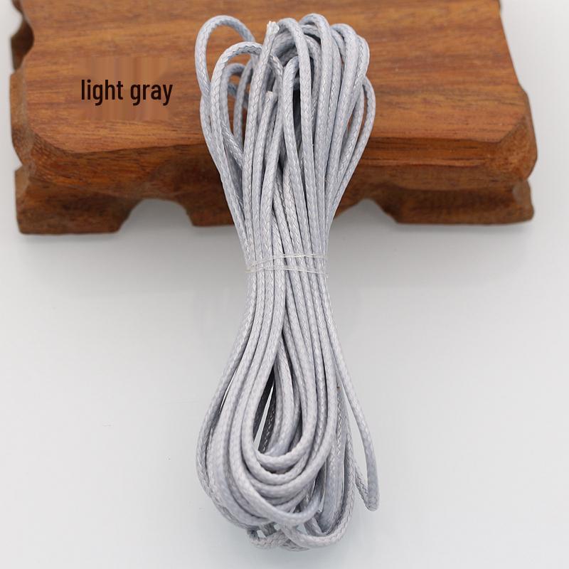 Korean Wax Cord for DIY Jewelry: 2.0MM Snake Pattern Leather Rope for Bracelet & Necklace Weaving