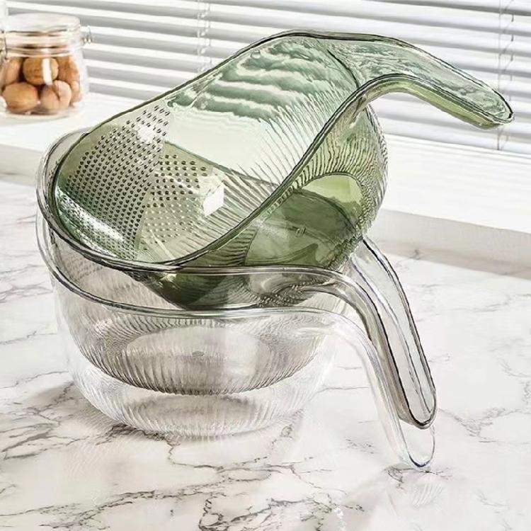 Multi Purpose Rice Washing Sieve Rice Washer Rice Draining Basket PET Material