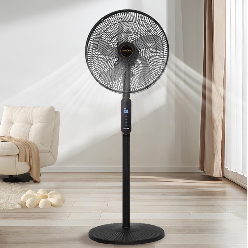 XLANKE Electric Oscillating Floor Fan with Remote Control - Silent Vertical Design for Home