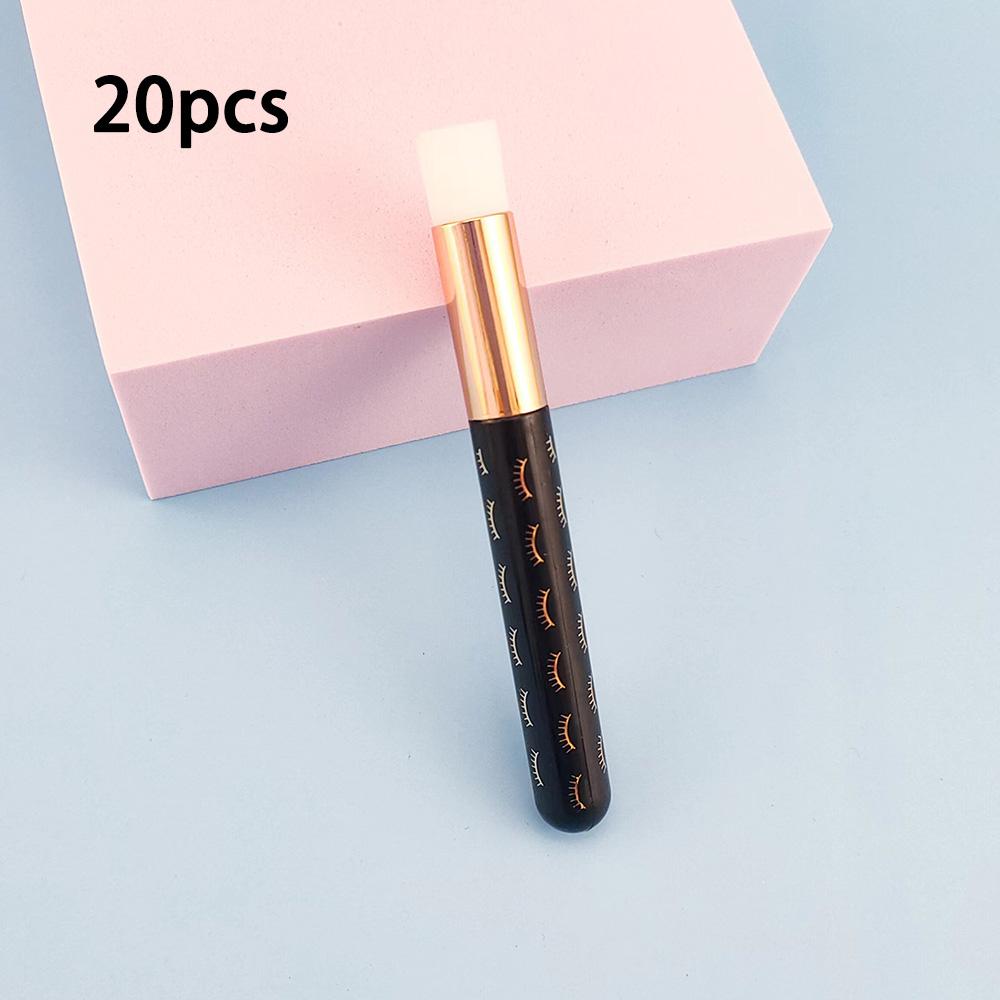 10/20/50pcs Eyelash Makeup Brush Cleaning Brush Lash Shampoo Brush for Eyelash Extensions Peel Off Nose Pore Blackhead Remover M