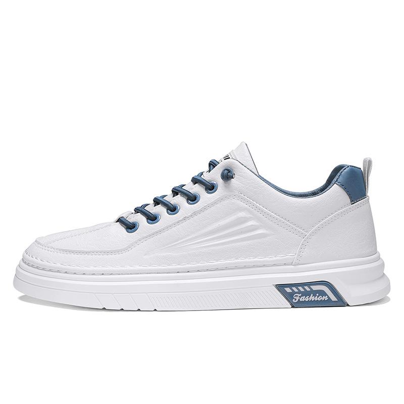 

2025 Новый дизайн Skate Trend Удобная нескользящая обувь Высокая танкетка Мужская повседневная обувь Обувь 41 синий