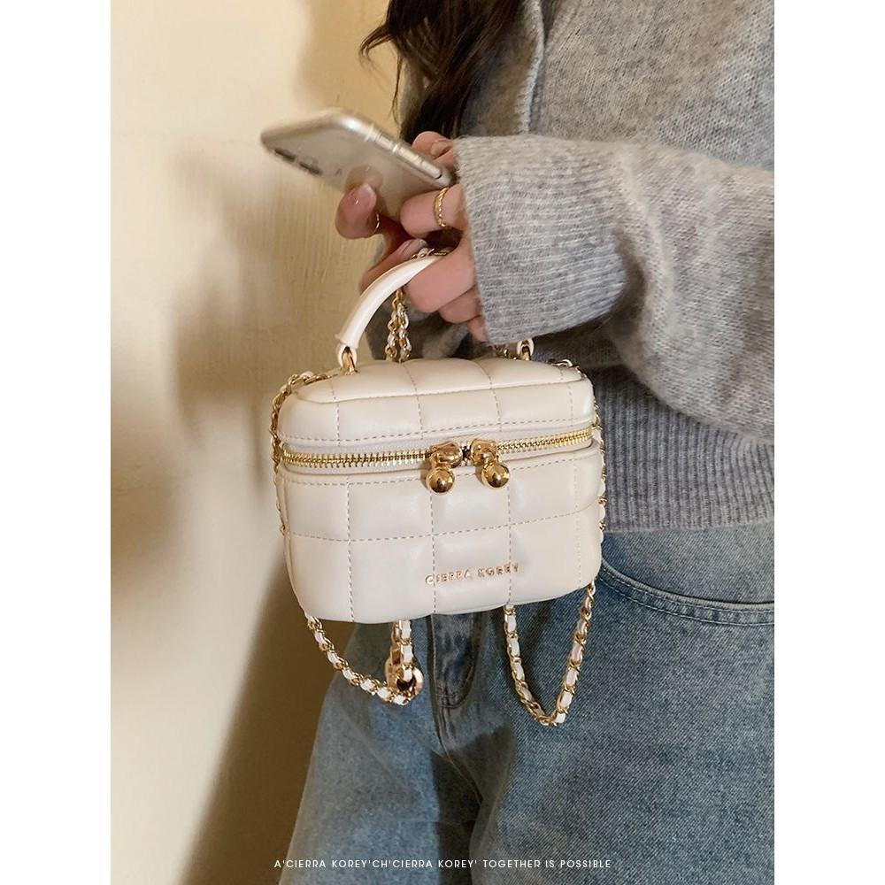 IELGY Ladies Chain Shoulder Messenger Box Bag