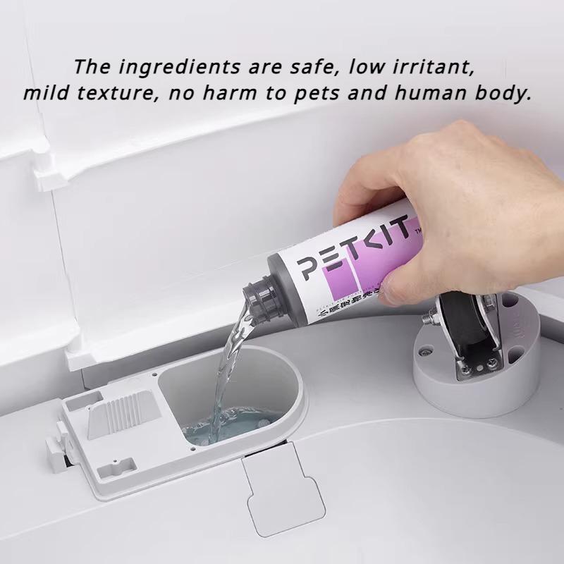 

Petkit Очищающая жидкость Умный туалет Специальный концентрированный дезодорант Petkit Автоматический кошачий туалет Товары для кошек Приучение к туалету