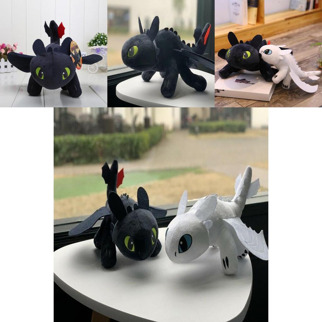 How To Train Your Dragon Toothless Night Fury Soft Plush Toy 20cm 25cm 35cm 45cm 65cm Educational Gift For Kids