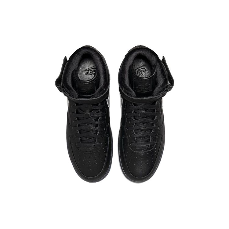 Nike Air Force 1 Mid Premium Black Metallic Silver Unisex Sneakers Hyper-Pink Anthracite DX3061-001