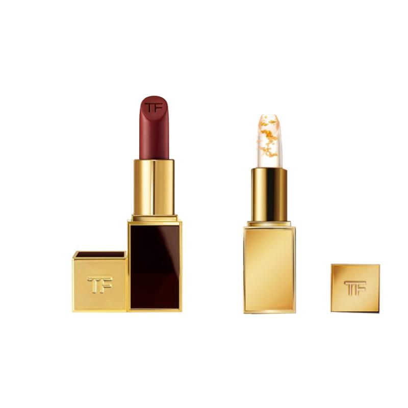 Tom Ford Lipstick 2 Piece Set Lip Colour 08 Velvet Cherry + Soleil Lip Blush Z09