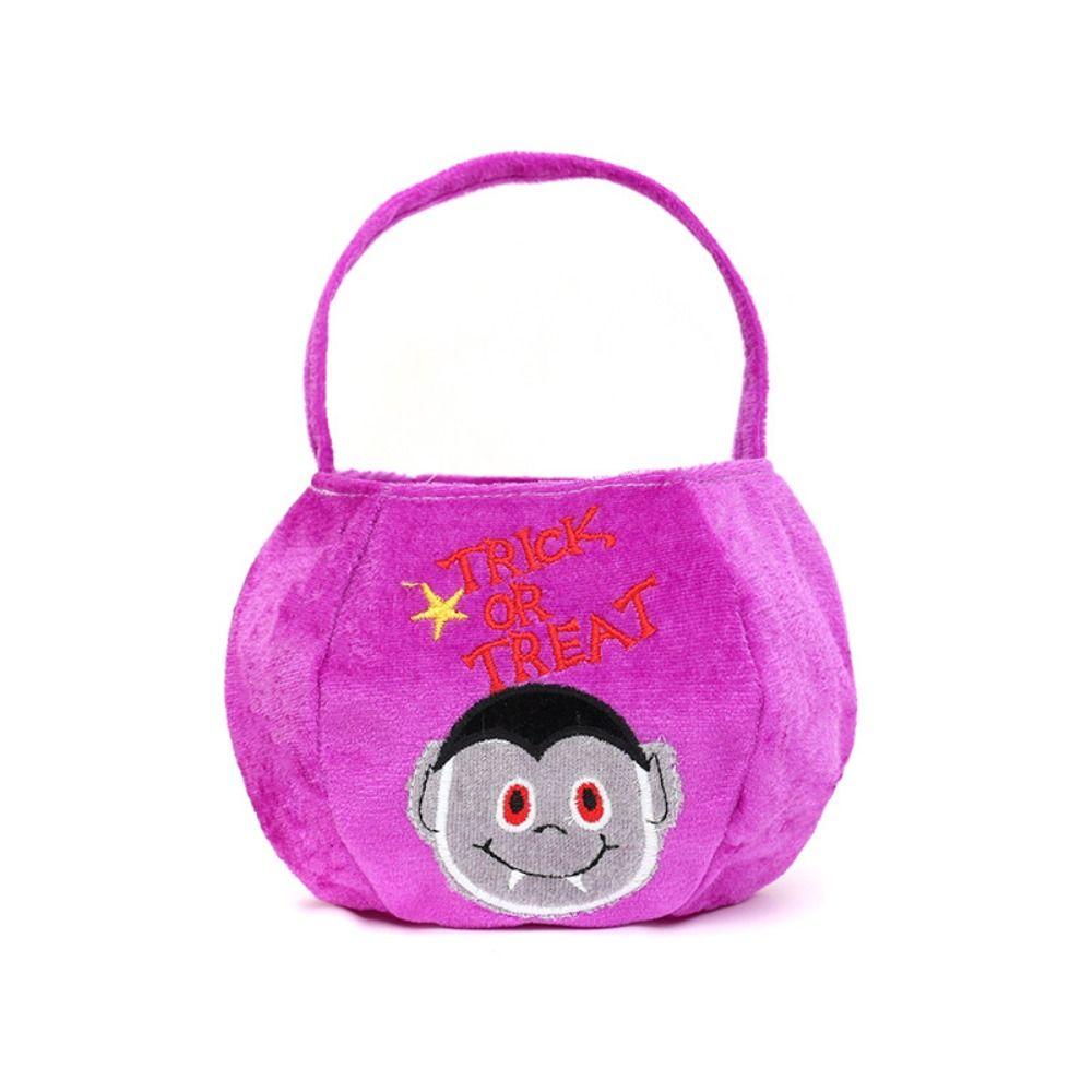 Gifts Pouch Halloween Candy Bag Ghost Trick-Or-Treat Candy Basket Halloween Candy Bucket Festival