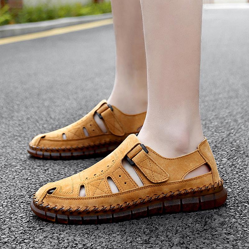 Summer Outdoor Sandals for Men Breathable Hiking Shoes Water Beach Mens Sandals Camping Climbing Aqua Sneaker