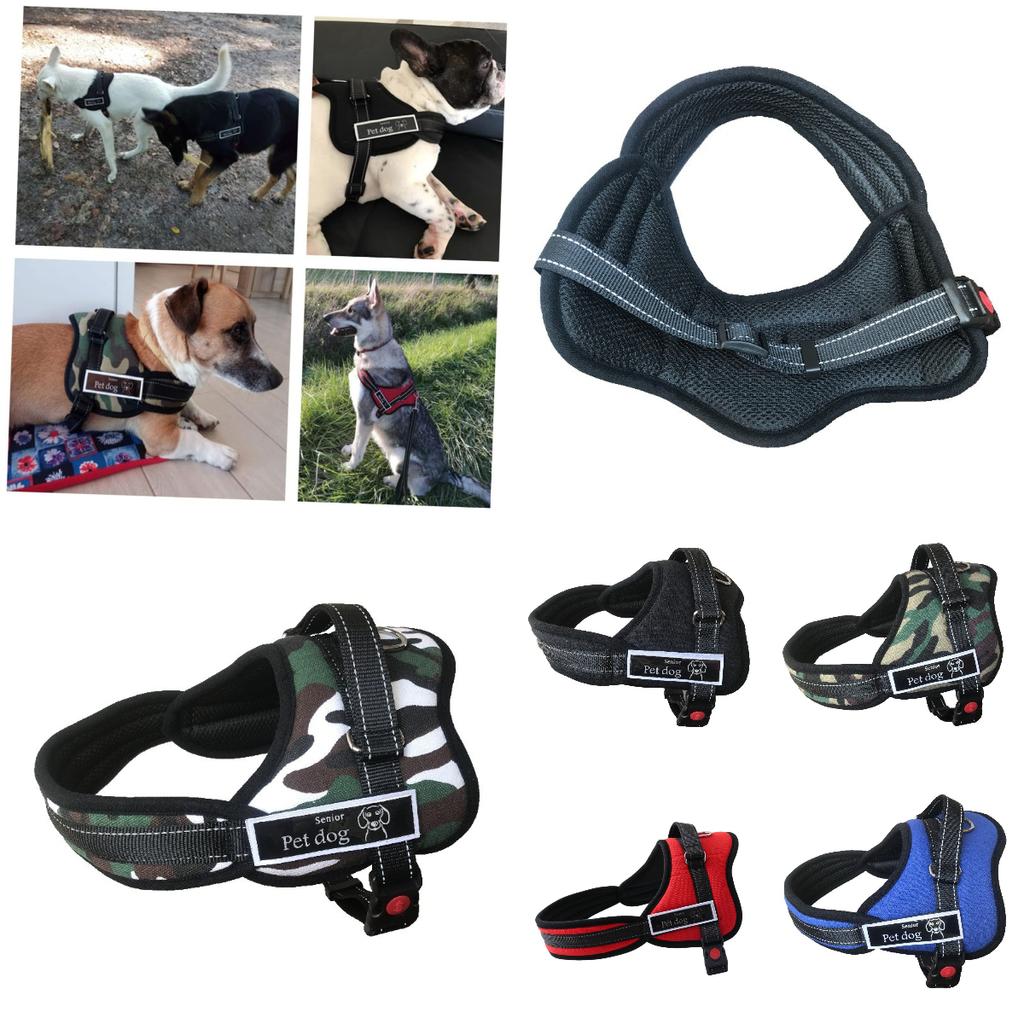 Dog Cloth Vest Chest Straps Pets Supplies Outdoor Breathable Medium Large Gifts